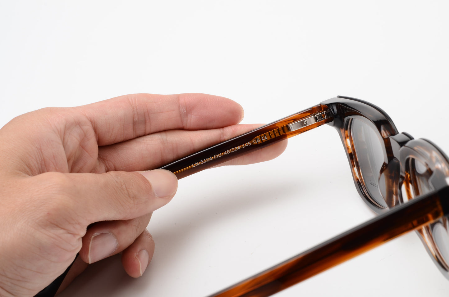 Clips(2en1): Lenacci LN-5104 C8 Noir/Havane